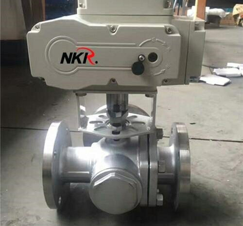 電動高壓三通球閥 電動高壓三通球閥