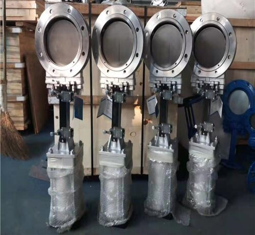 氣動(dòng)帶手動(dòng)刀閘閥 氣動(dòng)帶手動(dòng)刀閘閥